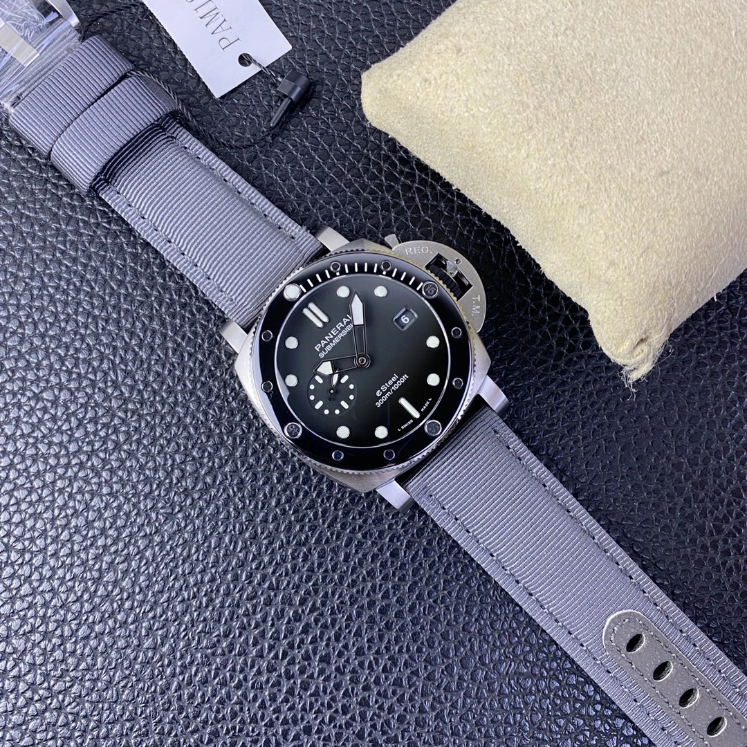 CBD Factory Panerai Submersible QuarantaQuattro 44mm Grigio Roccia (PAM01288) 1:1 Super Clone – DDP.900 Movement BestValue 391